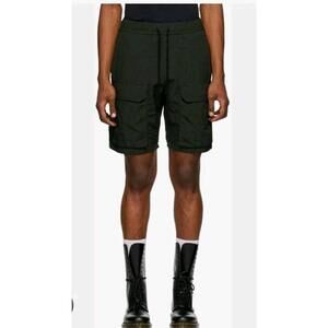 Reese Cooper XL /34 How A Letter Travels Cargo Shorts Nylon Black #CB3